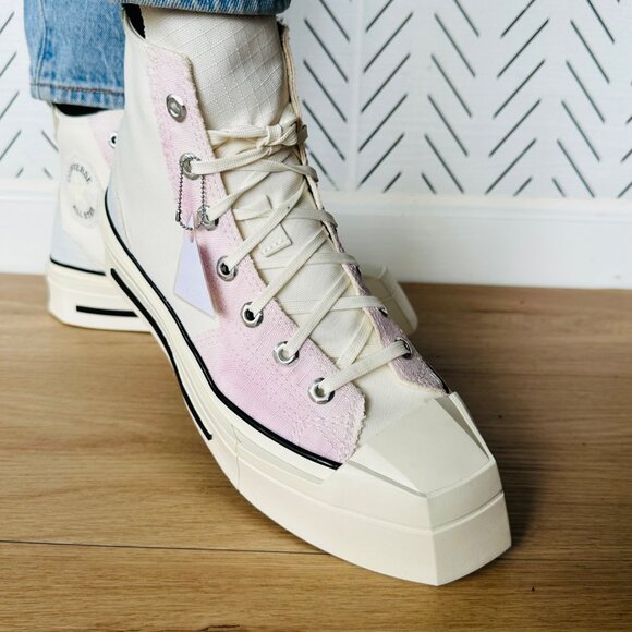 Rare Converse Chuck 70 De Luxe Squared Sz 8.5 Women Shoes Canvas Sneaker A07599C - Picture 1 of 13